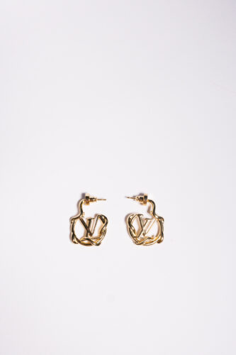 Сережки в стилі Louis Vuitton
